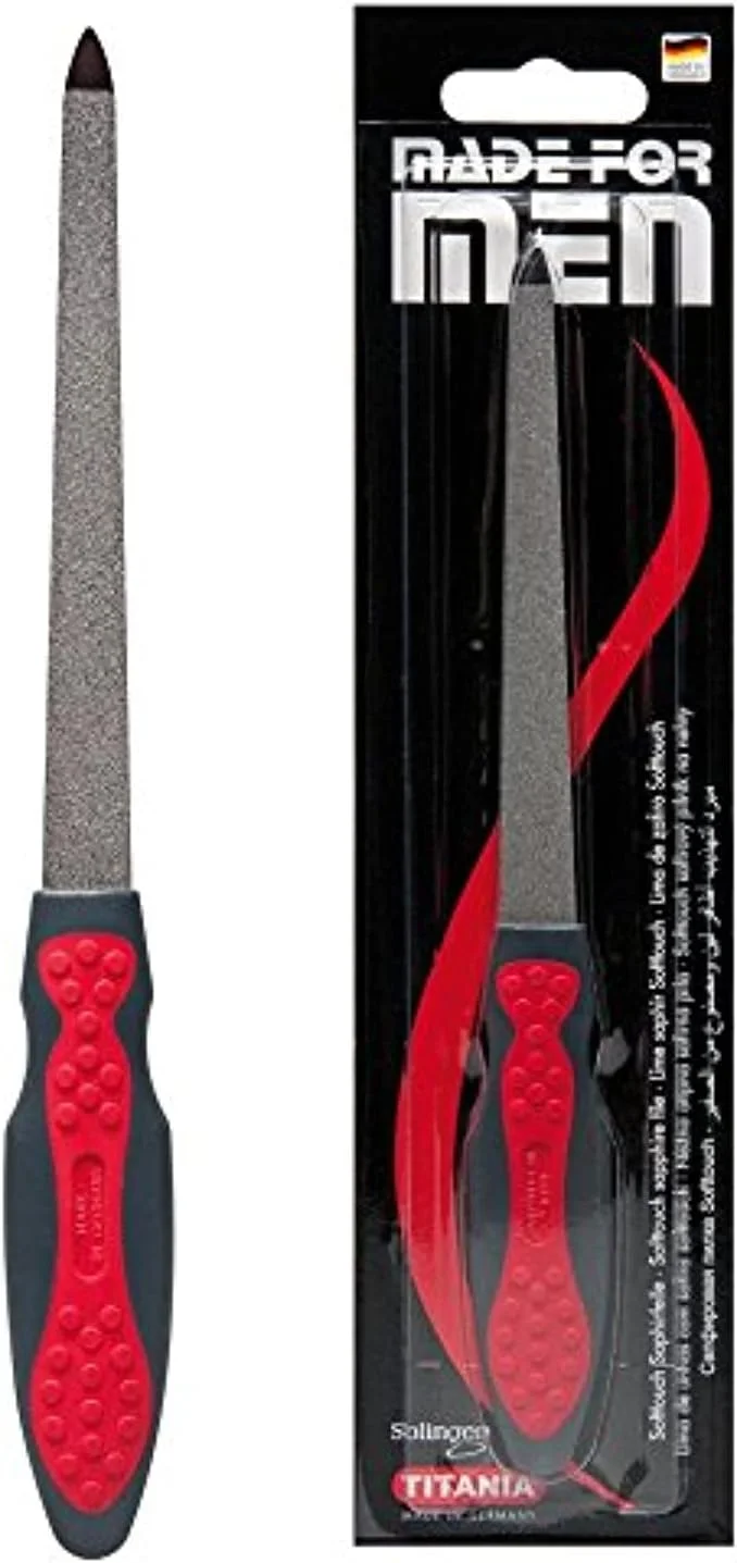 سوهان ناخن سافایر تیتانیا با روکش نرم، بسته بندی بلیستر، تک عددی (1 × 23 گرم)