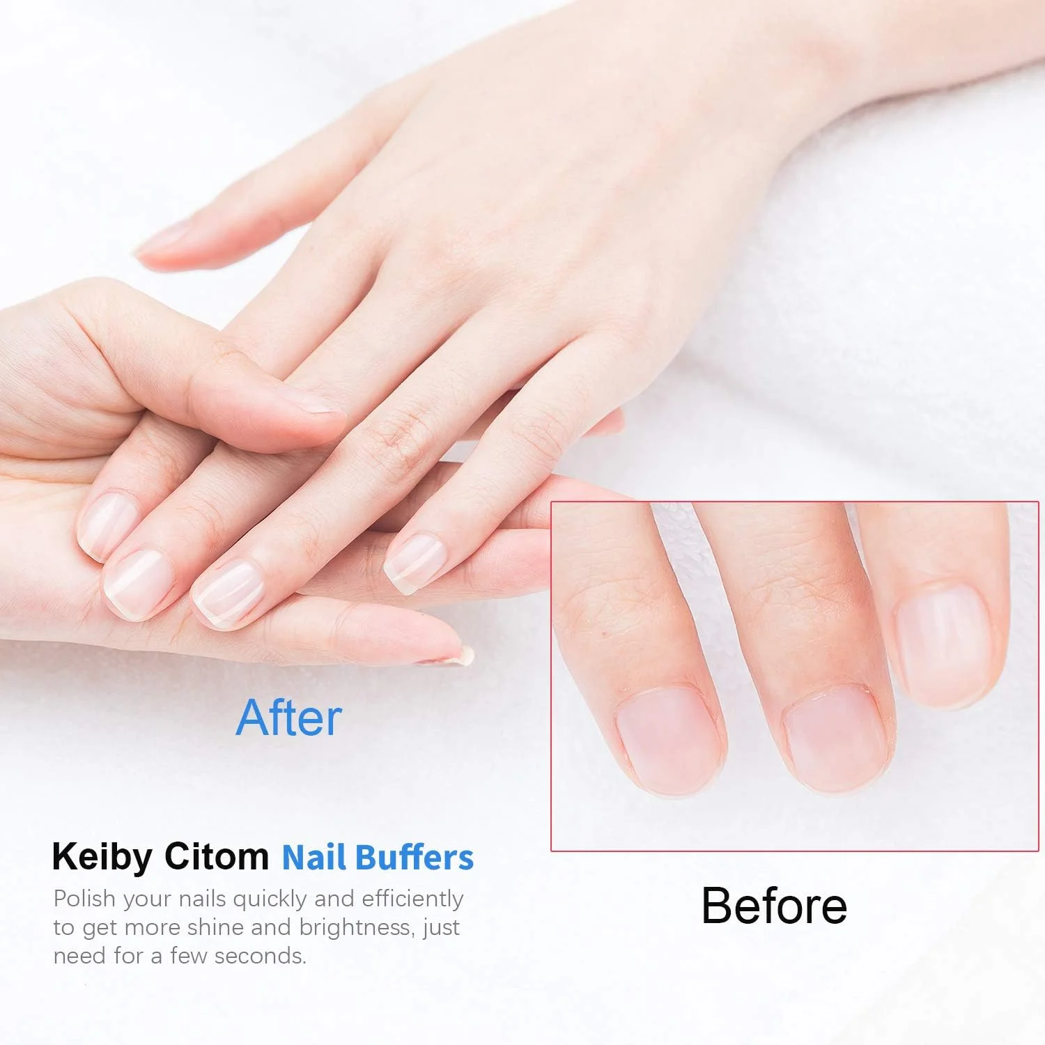 بافر ناخن، سوهان و بافرهای حرفه ای ناخن برای شکل دادن و پولیش، بافر براق کننده ناخن طبیعی جدید با 4 طرف برای طراحی ناخن مناسب برای استفاده در سالن های خانگی (2 عدد)