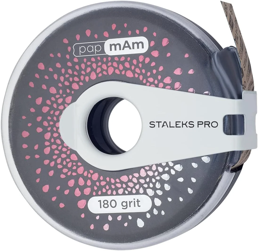 استالکس - رول سوهان ناخن پاپ مام EXCLUSIVE در جعبه پلاستیکی استالکس پرو 180 گریت