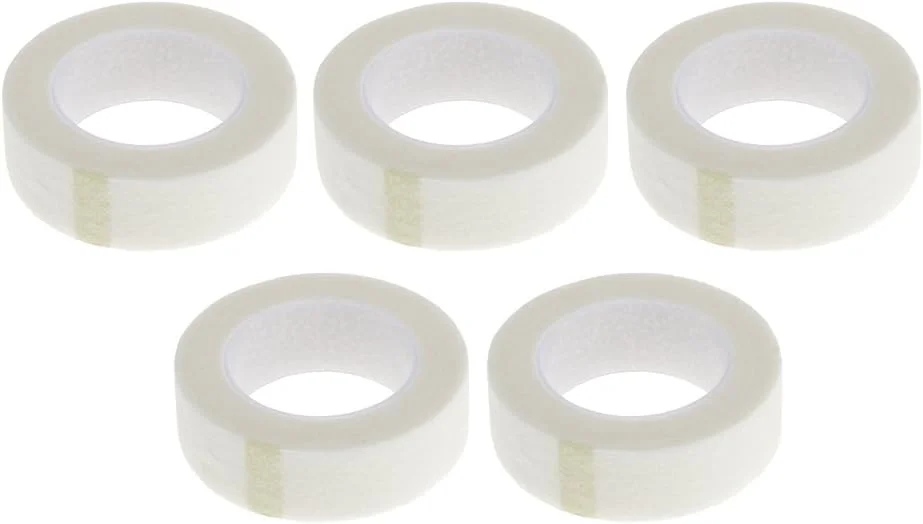 پد زیر چشم بدون پرز برای اکستنشن مژه Pepisky، 5 عدد نوار کاغذی سفید برای پچ مژه مصنوعی، ابزار آرایش