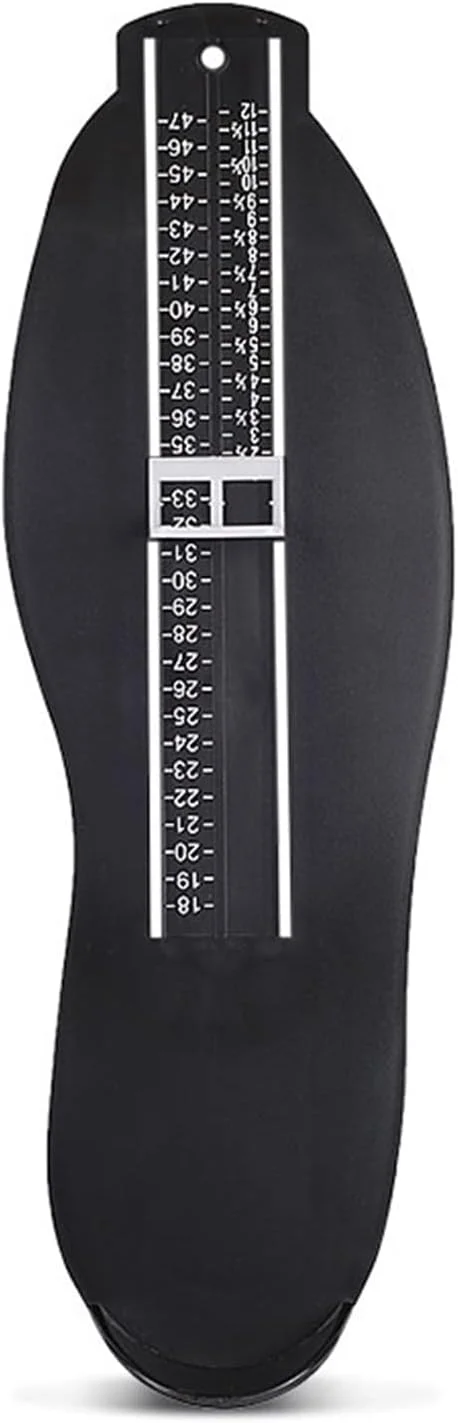 ابزار اندازه گیری پا برای کودکان، نوپایان و بزرگسالان، سایز کننده کفش با نمودار دقیق اندازه گیری پا در منزل، خط کش ابزار اندازه گیری پا برای خرید آنلاین کفش