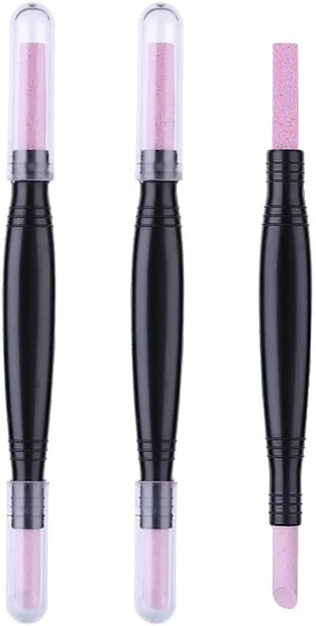 مجموعه ۳ عددی سوهان ناخن FRCOLOR، عقب‌راننده پوست ناخن، قلم سمباده ناخن، تخته سوهان ناخن، قلم چوبی عقب‌راننده پوست، قلم اسکراب ناخن، ابزار طراحی ناخن