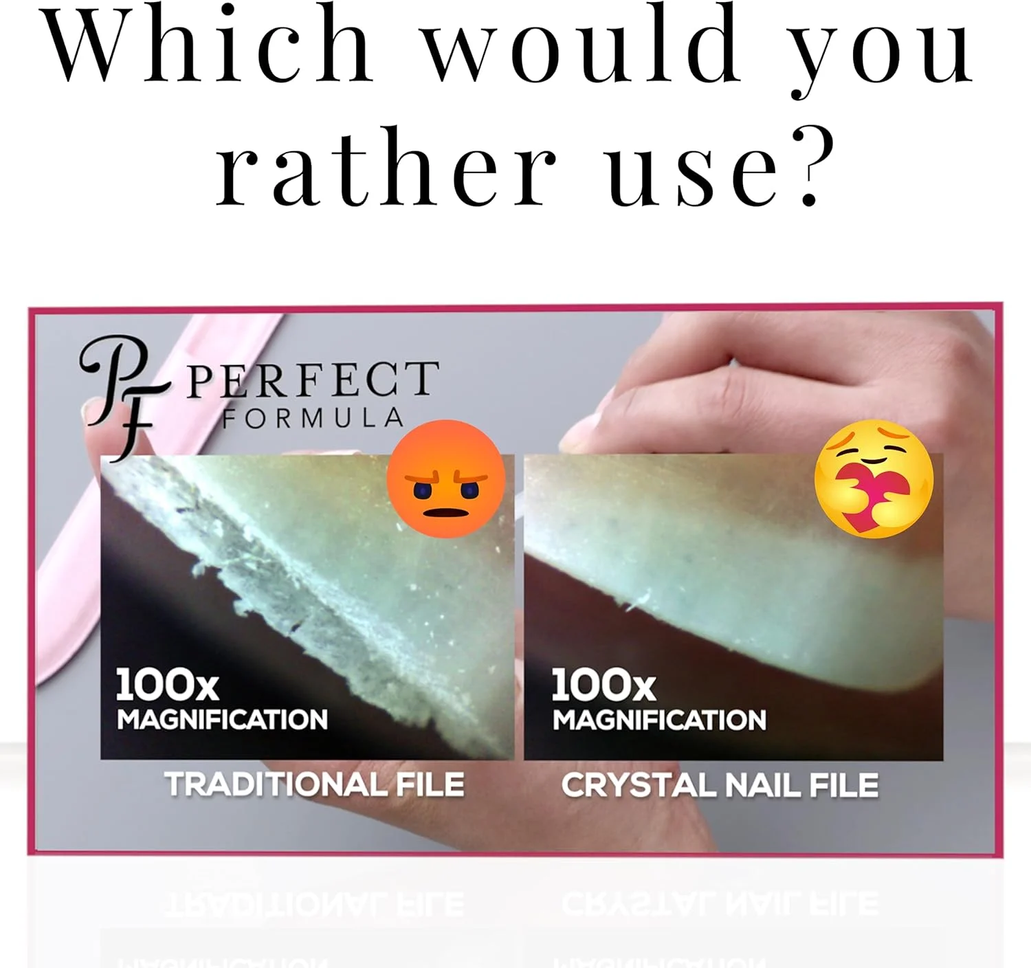 سوهان ناخن شیشه ای فرمول عالی (مجموعه 2 عددی) - سوهان ناخن کریستالی با جعبه - سوهان ناخن شیشه ای چک با کیفیت بالا برای ناخن های طبیعی