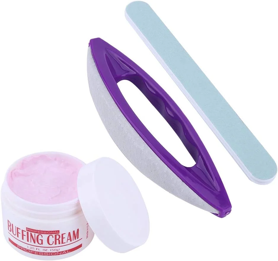 کرم پولیش ناخن، برس پولیش و مجموعه نوار پولیش - مناسب برای استفاده شخصی، سالن های آرایشی و آموزشگاه ها