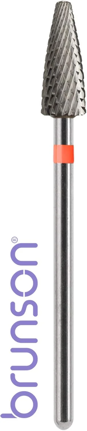 دستگاه سوهان برقی ناخن برونسون، ابزار مانیکور و پدیکور به همراه ست مته کاربید با برش ظریف متقاطع ⌀6mm