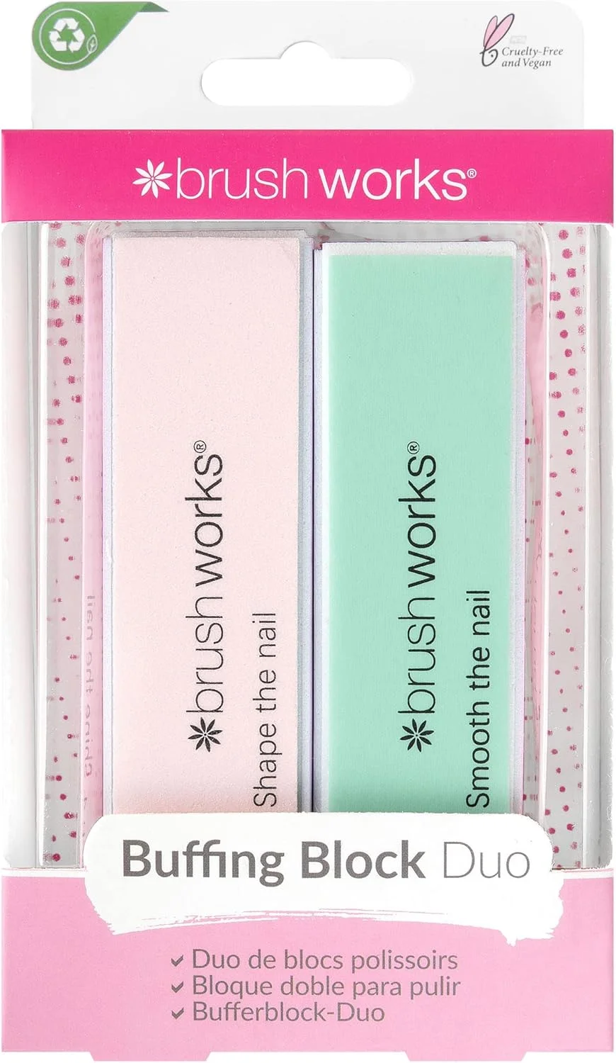 بلاک پولیش ناخن Brushworks پاستلی، تک سایز