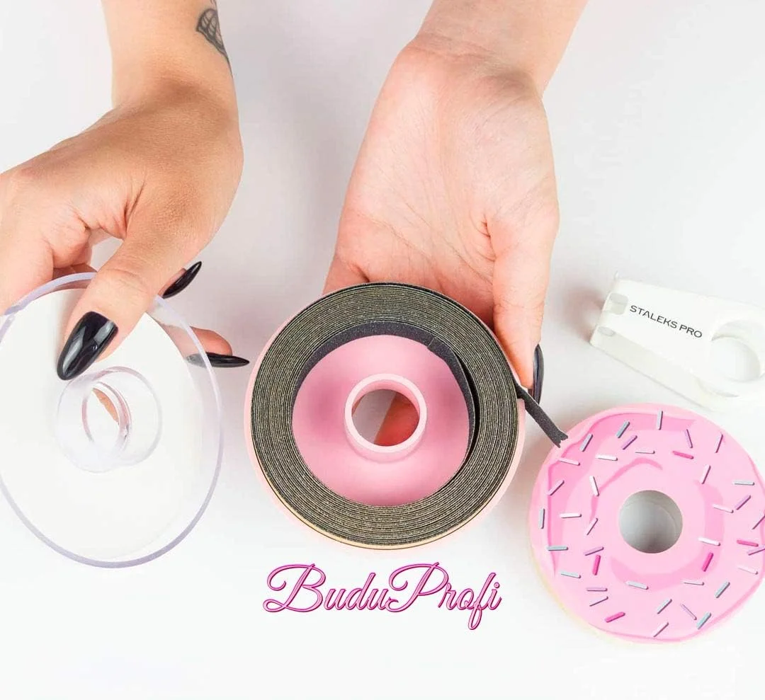 رول سوهان ناخن استالکس در محفظه پلاستیکی Bobbinail Pro 240 گریت