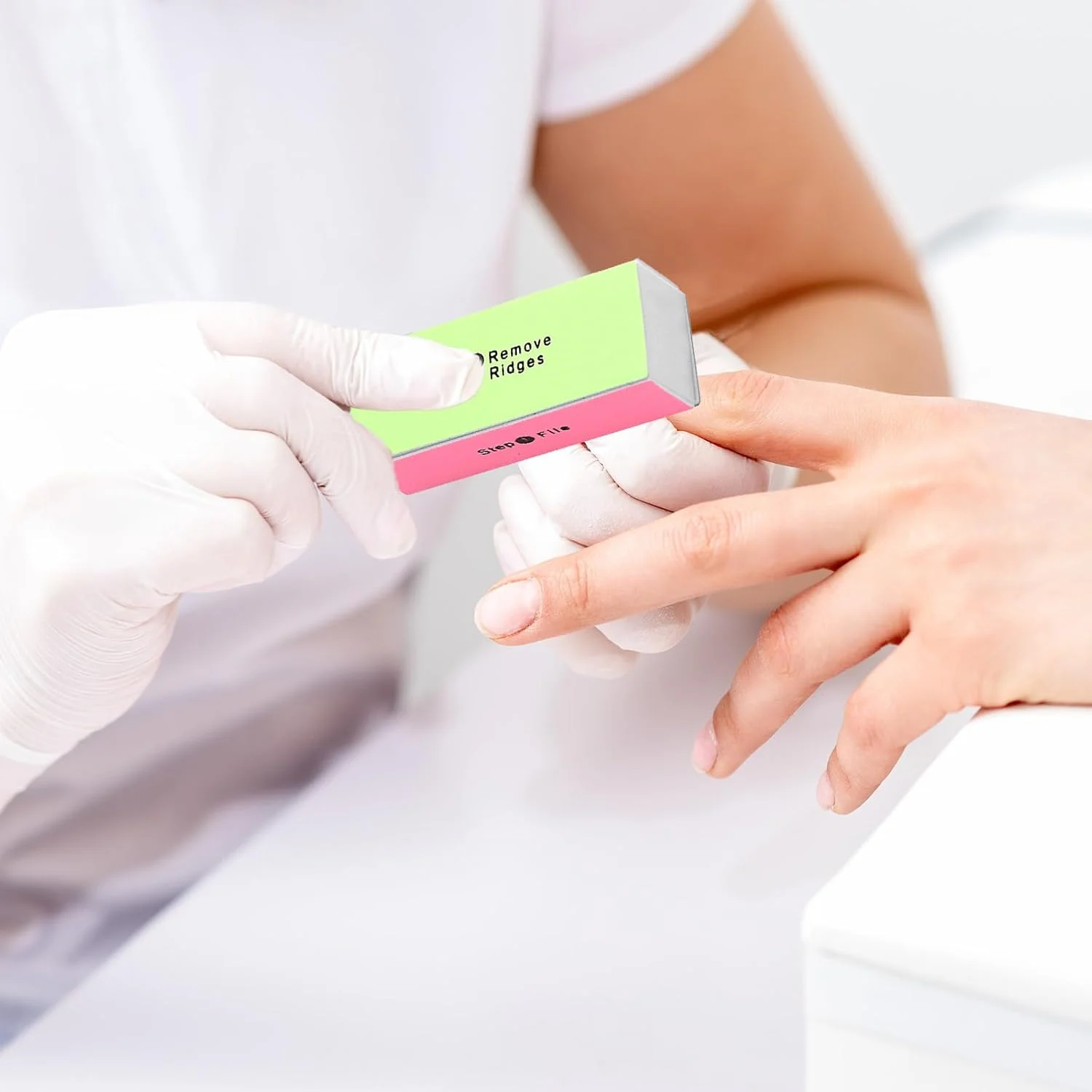 بلاک براق کننده 4 طرفه / بلاک پولیش ناخن 4 مرحله ای