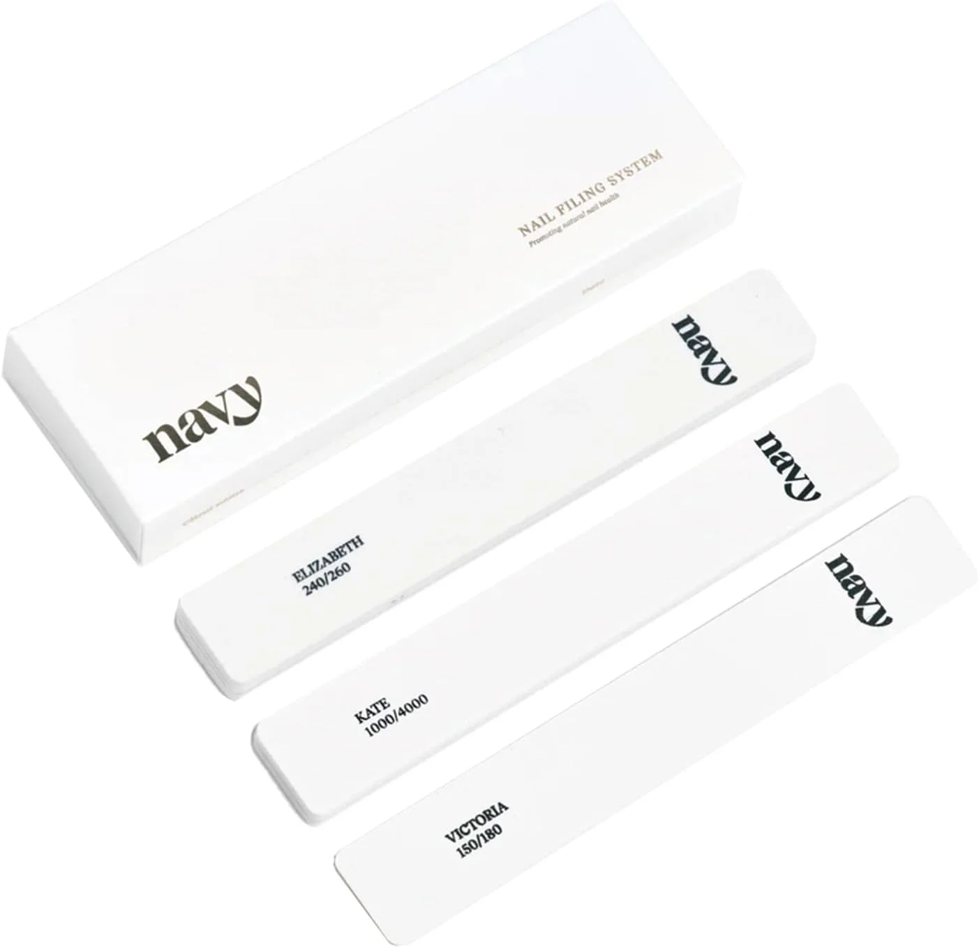 مجموعه سه تایی سوهان ناخن حرفه ای نیروی دریایی - 1 تا 3 عدد سوهان در هر جعبه - نگهداری، محافظت و بی نقص