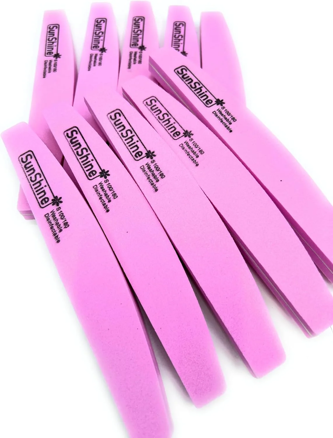 بافر ناخن، صورتی، بسته 10 عددی