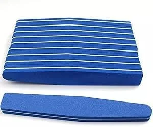 سوهان ناخن برای مانیکور و پدیکور، مناسب برای ناخن های اکریلیک یا ژل پولی، دو طرفه، ابزار حرفه ای مانیکور و حالت دهی به ناخن