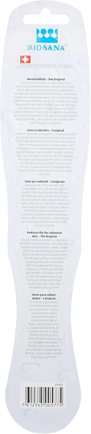 سوهان پدیکور چوبی Gehwol مناسب برای آقایان و بانوان، 1 عدد، سفید