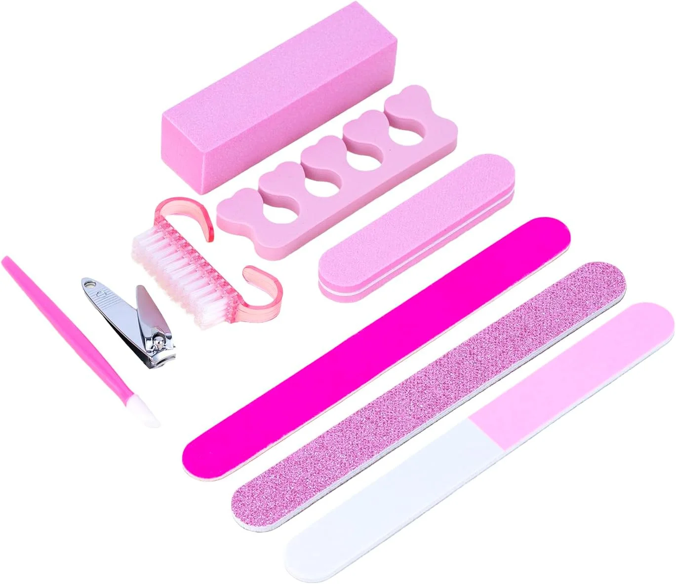 سوهان ناخن زنانه، لاک ناخن و ابزارهای شکل دهی ناخن