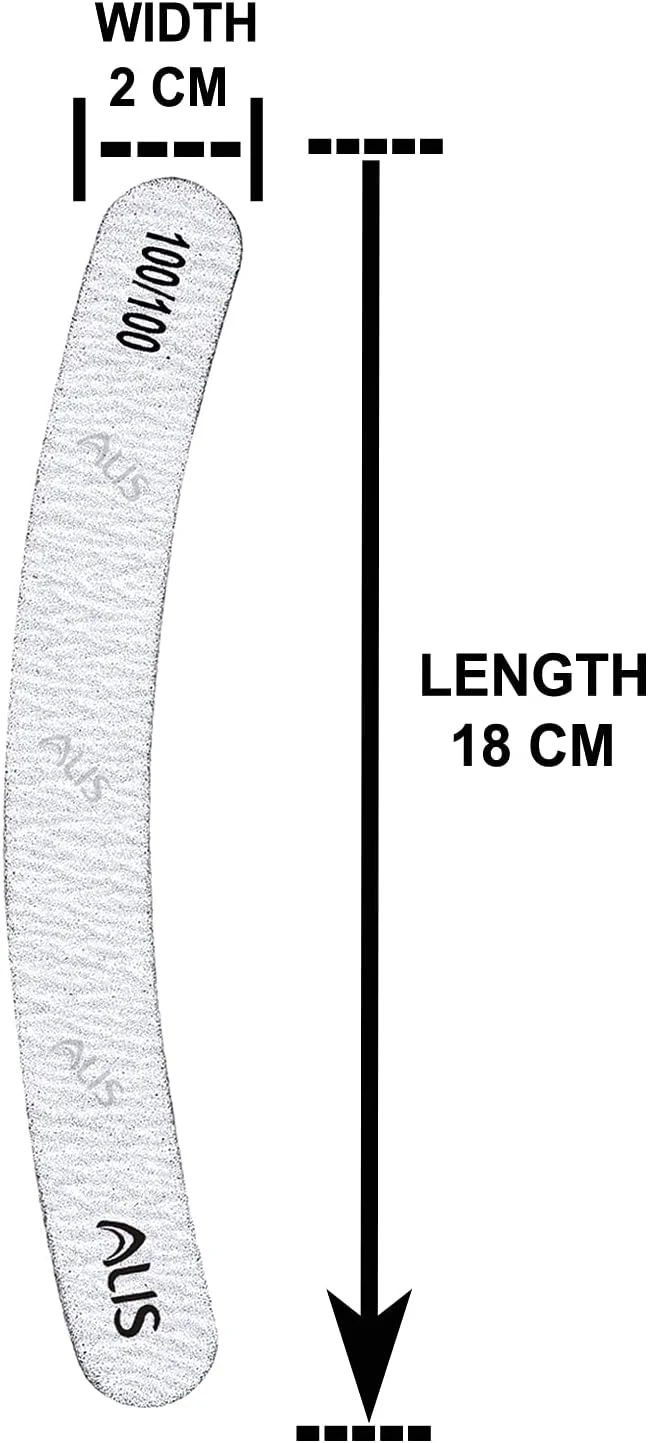 سوهان ناخن دو طرفه اِیمری برای مانیکور و پدیکور، سوهان سفید شکل دهنده ناخن (NB CVD 1 عدد)