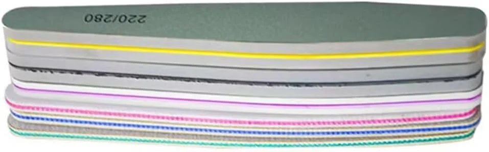 سوهان ناخن و بافر، 6 عدد سوهان و بافر ناخن برای ناخن های طبیعی، بافر ناخن و کیت براق کننده سوهان ناخن