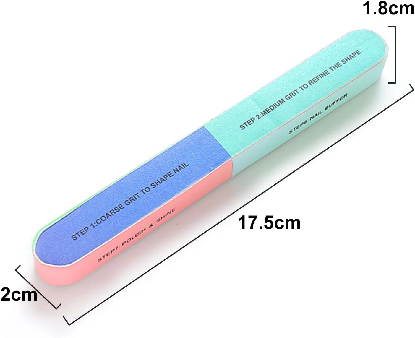 سوهان ناخن و بافر ناخن، سوهان ناخن چند طرفه و بافرهای قابل شستشو، کیت مانیکور مراقبت از ناخن مناسب استفاده در سالن و منزل