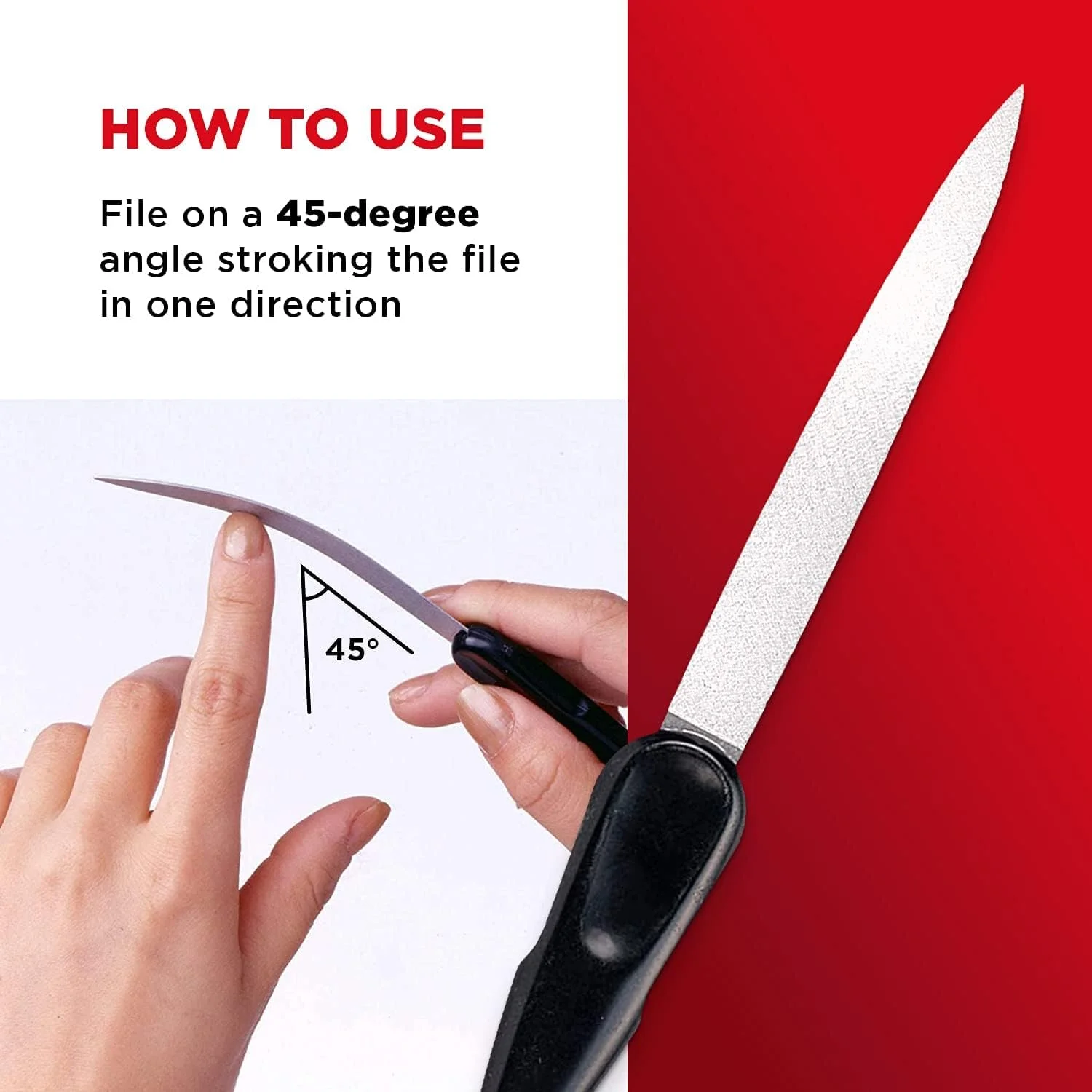 سوهان ناخن منحنی طبیعی SEKI EDGE SS-404