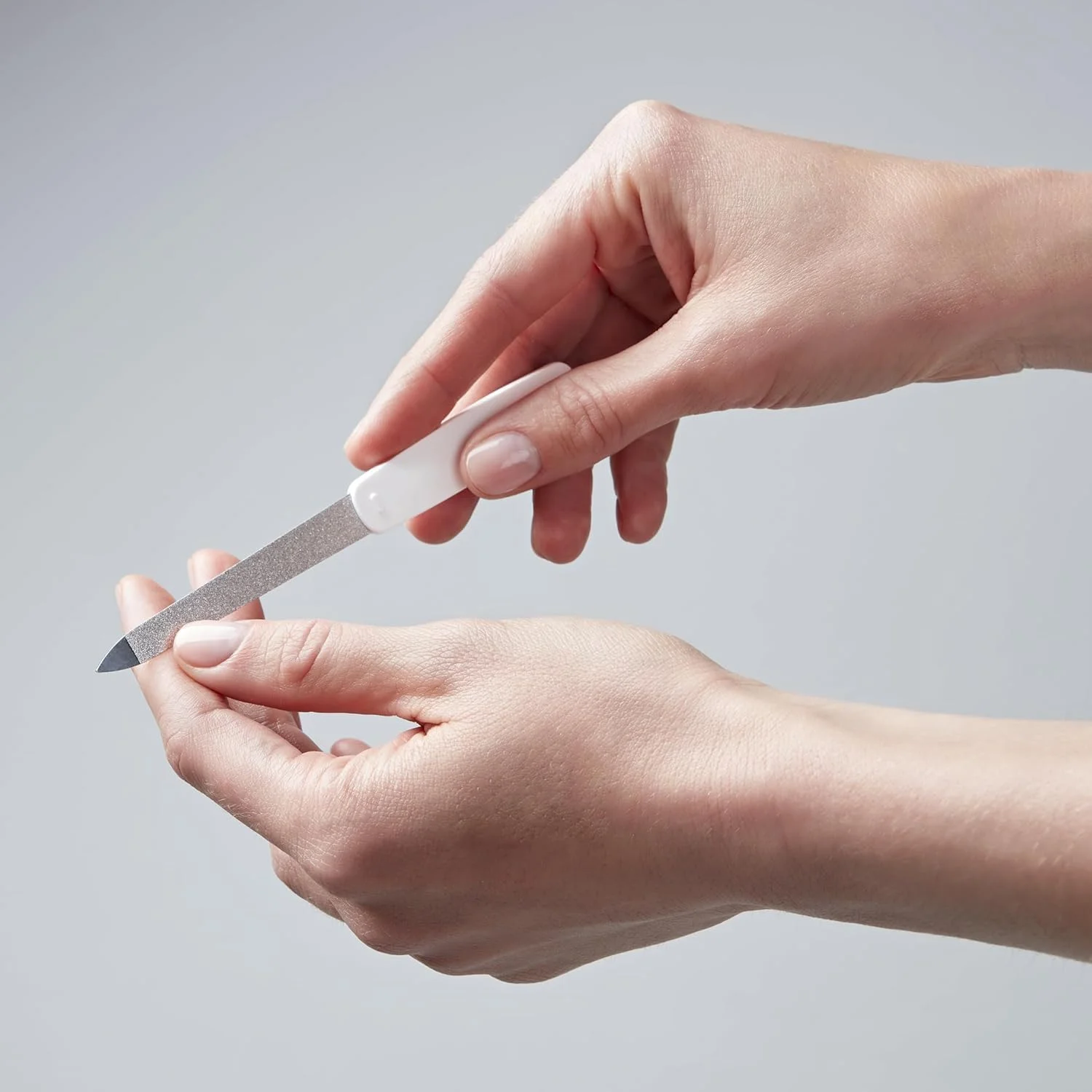 سوهان ناخن یاقوت کبود Zwilling، تیغه سوهان حرفه ای با روکش، پرداخت شده و دو طرفه، 90 میلی متر