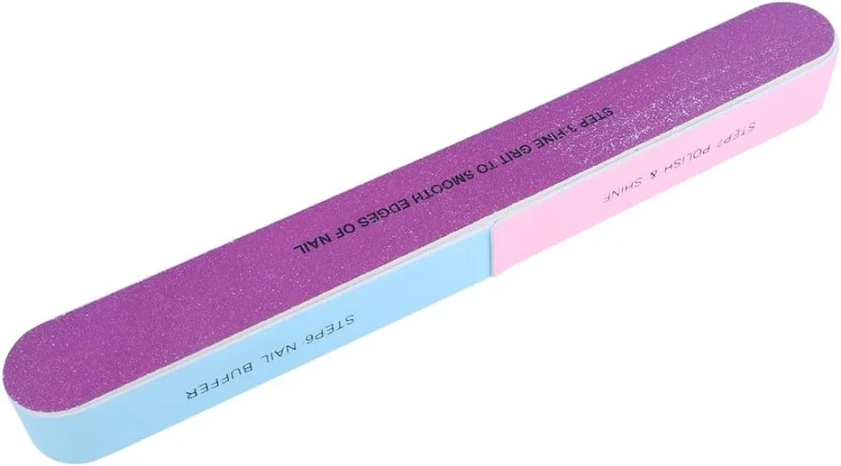 ابزار حرفه ای و رنگارنگ سوهان ناخن برای مانیکور و پدیکور، تخته سمباده، مراقبت از هنر ناخن