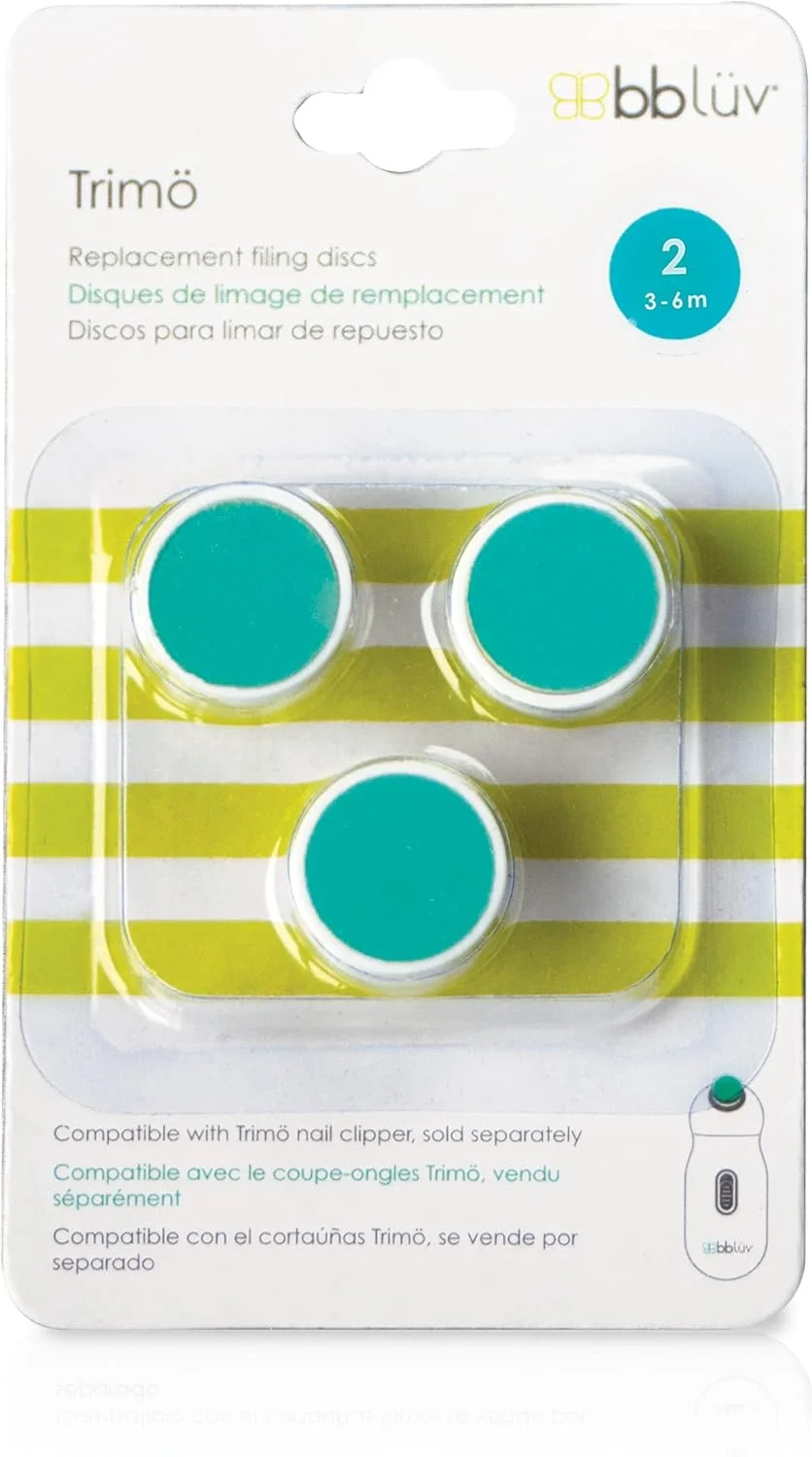 پدهای سوهان ناخن ب‌بلُو مدل Trimo- مرحله 1: مناسب 3 تا 6 ماهگی (آبی)