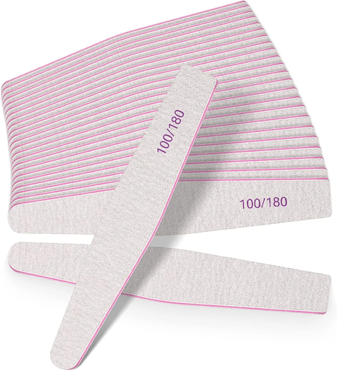 سوهان ناخن وییا O.P.I، بسته 25 عددی، سوهان ناخن حرفه ای دو طرفه (100/180)، ابزار طراحی ناخن، ابزار پیرایش حیوانات خانگی برای استفاده در منزل و سالن