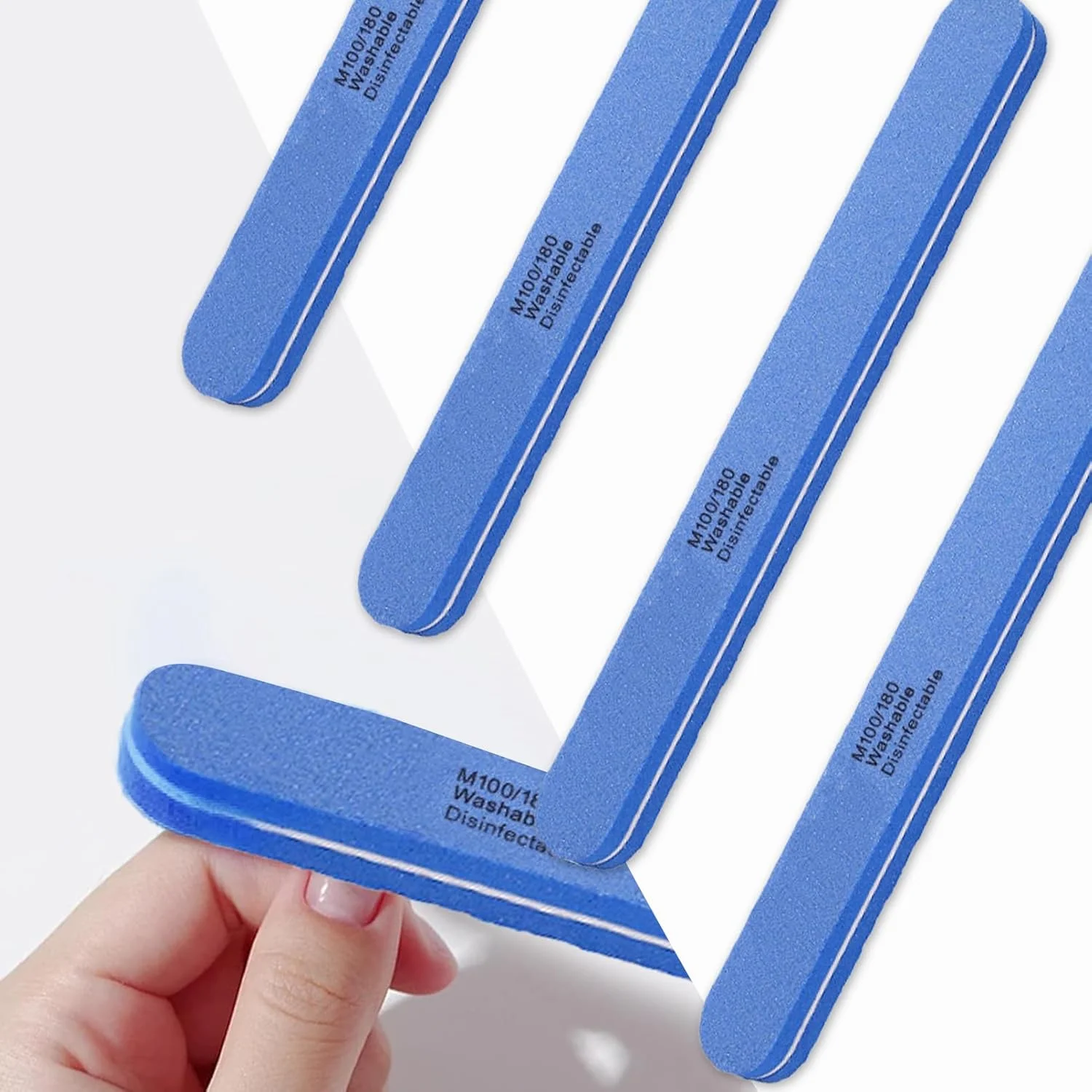 بافر ناخن، هدیه برای خانم ها، سوهان و بافر ناخن، ابزار مراقبت از ناخن، شکل دهی و براق کردن، استفاده آسان (بسته 4 عددی) (بسته 4 عددی)