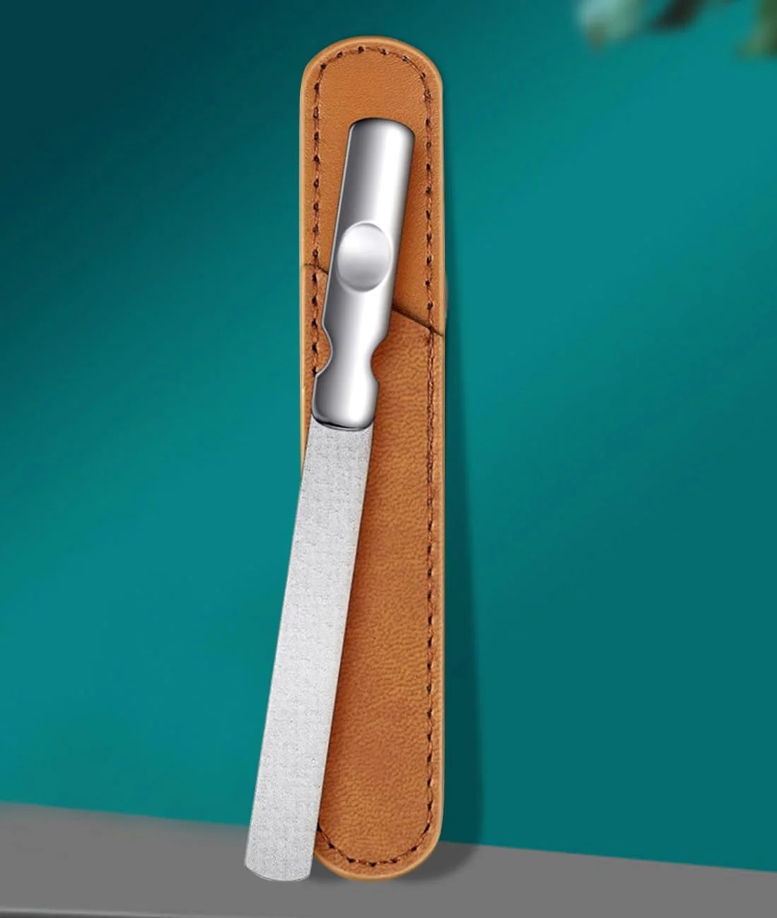 سوهان ناخن استیل ضد زنگ دو طرفه، سوهان مانیکور قابل استفاده مجدد برای خانه سوهان ناخن استیل ضد زنگ دو طرفه، سوهان مانیکور قابل استفاده مجدد برای خانه