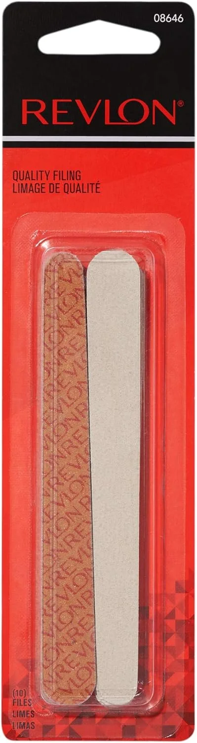 سوهان ناخن فشرده رولون، ابزار مراقبت از ناخن دو طرفه، صاف و شکل دهنده ناخن ها، استفاده آسان، سوهان سمباده ای فشرده (بسته 10 عددی)