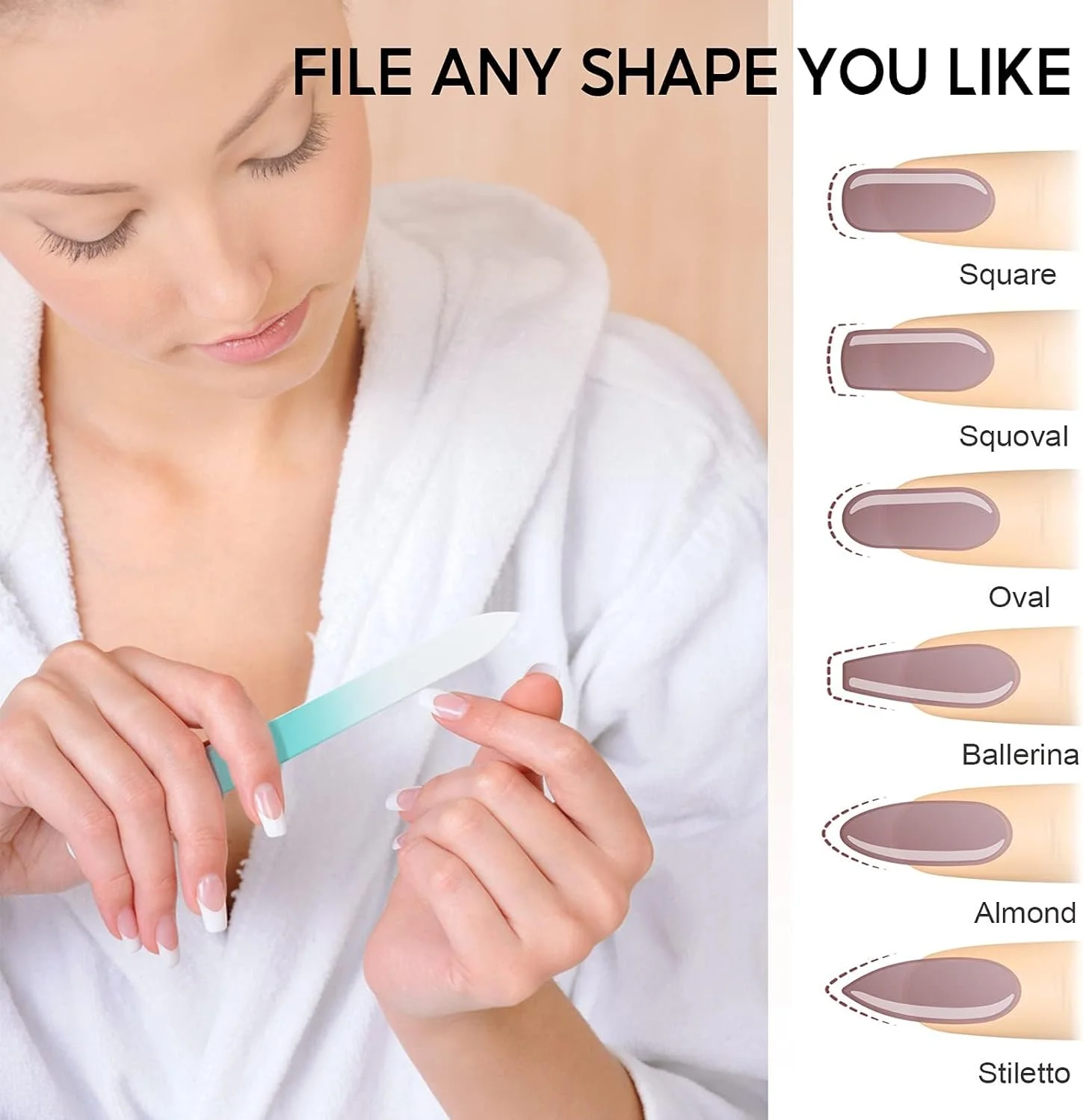 Goodern 3 Pcs Glass Nail File with Case,Crystal Fingernail Files for Natural,Double Sided Etched Filer,Professional Manicure Nail Care Tool,Unique Gifts Women Stocking Stuffers for Women Adults Goodern 3 Pcs Glass Nail File with Case,Crystal Fingernail Files for Natural,Double Sided Etched Filer,Professional Manicure Nail Care Tool,Unique Gifts Women Stocking Stuffers for Women Adults