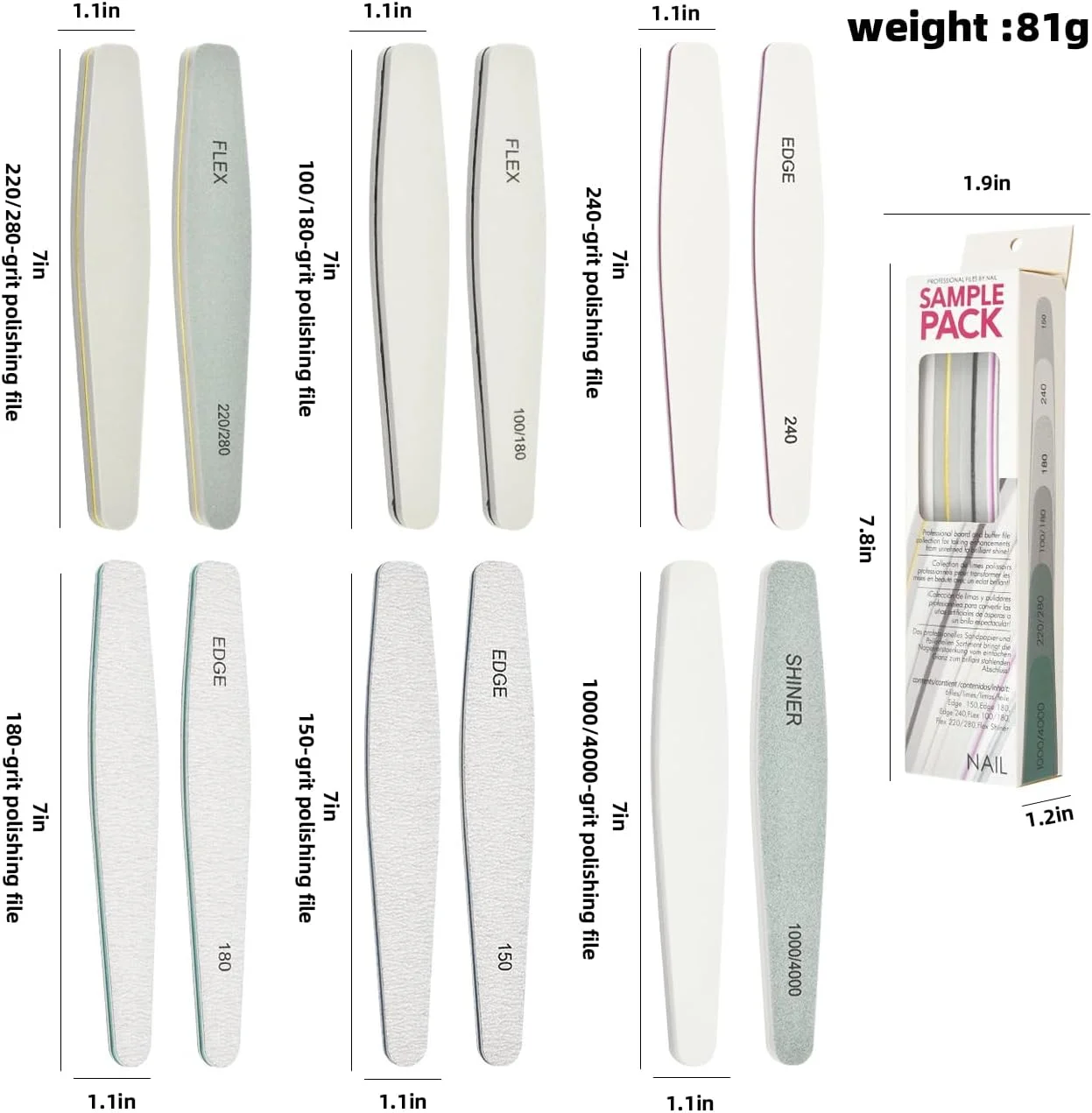 ست سوهان و بافر ناخن دو طرفه 6 عددی برای ناخن های طبیعی، مناسب برای خانم ها و دختران با ناخن های اکریلیک ست سوهان و بافر ناخن دو طرفه 6 عددی برای ناخن های طبیعی، مناسب برای خانم ها و دختران با ناخن های اکریلیک