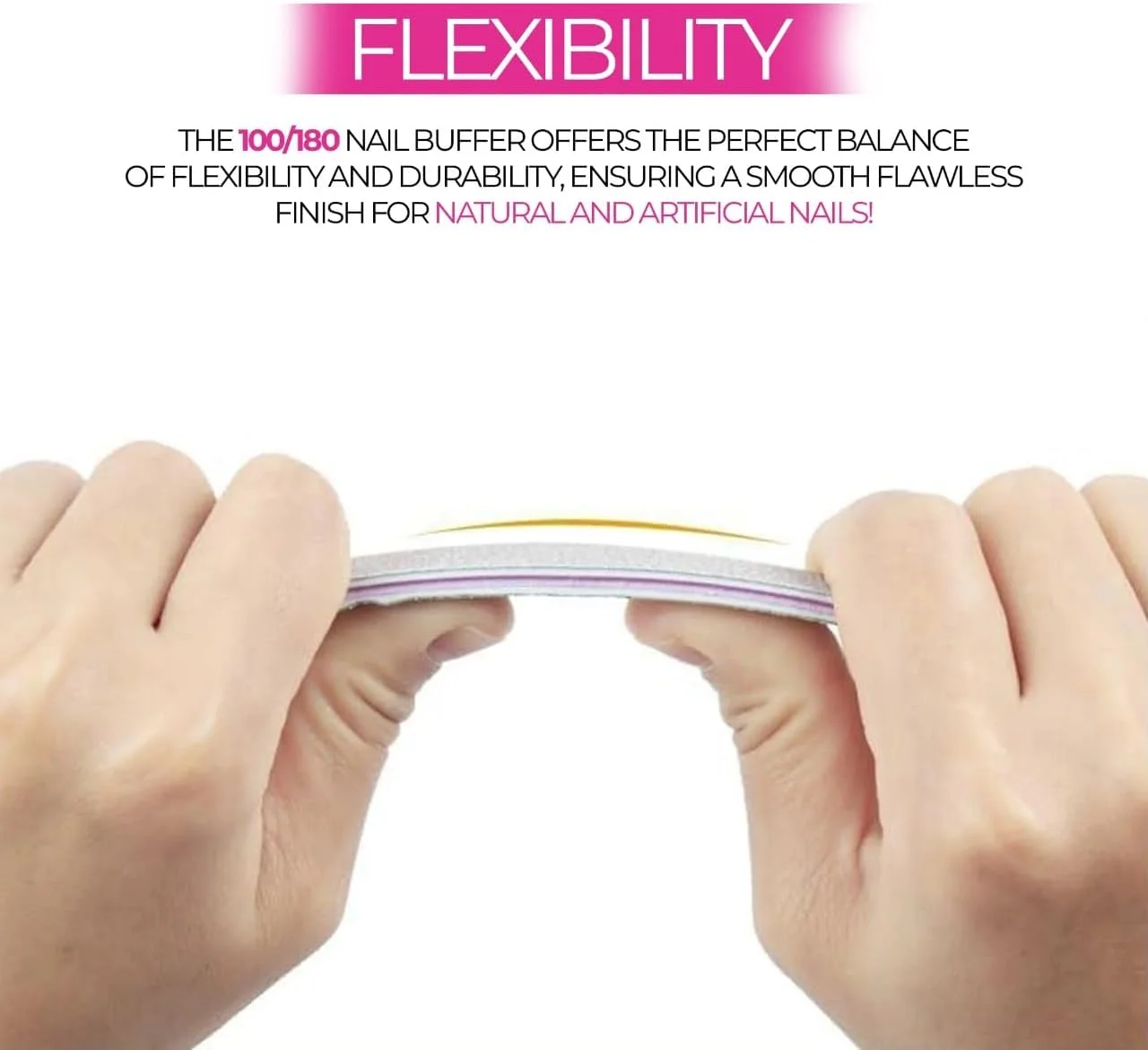 سوهان ناخن حرفه ای هلالی 709 صورتی برای طراحی ناخن میرا بسته 25 عددی سوهان ناخن حرفه ای هلالی 709 صورتی برای طراحی ناخن میرا بسته 25 عددی