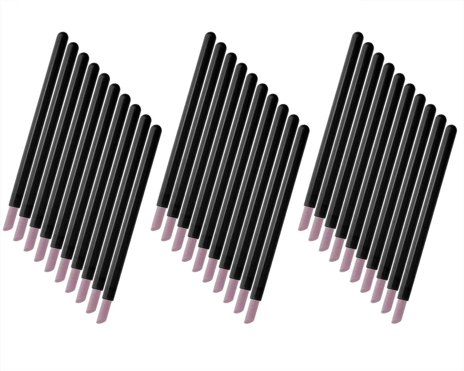 ۳۰ عدد عقب‌راننده کوتیکول ناخن سنگی ONLYKXY با دسته پلاستیکی ۱۳.۵ سانتی‌متری، ابزار مانیکور و پدیکور برای مراقبت از ناخن در خانه و سالن، مشکی