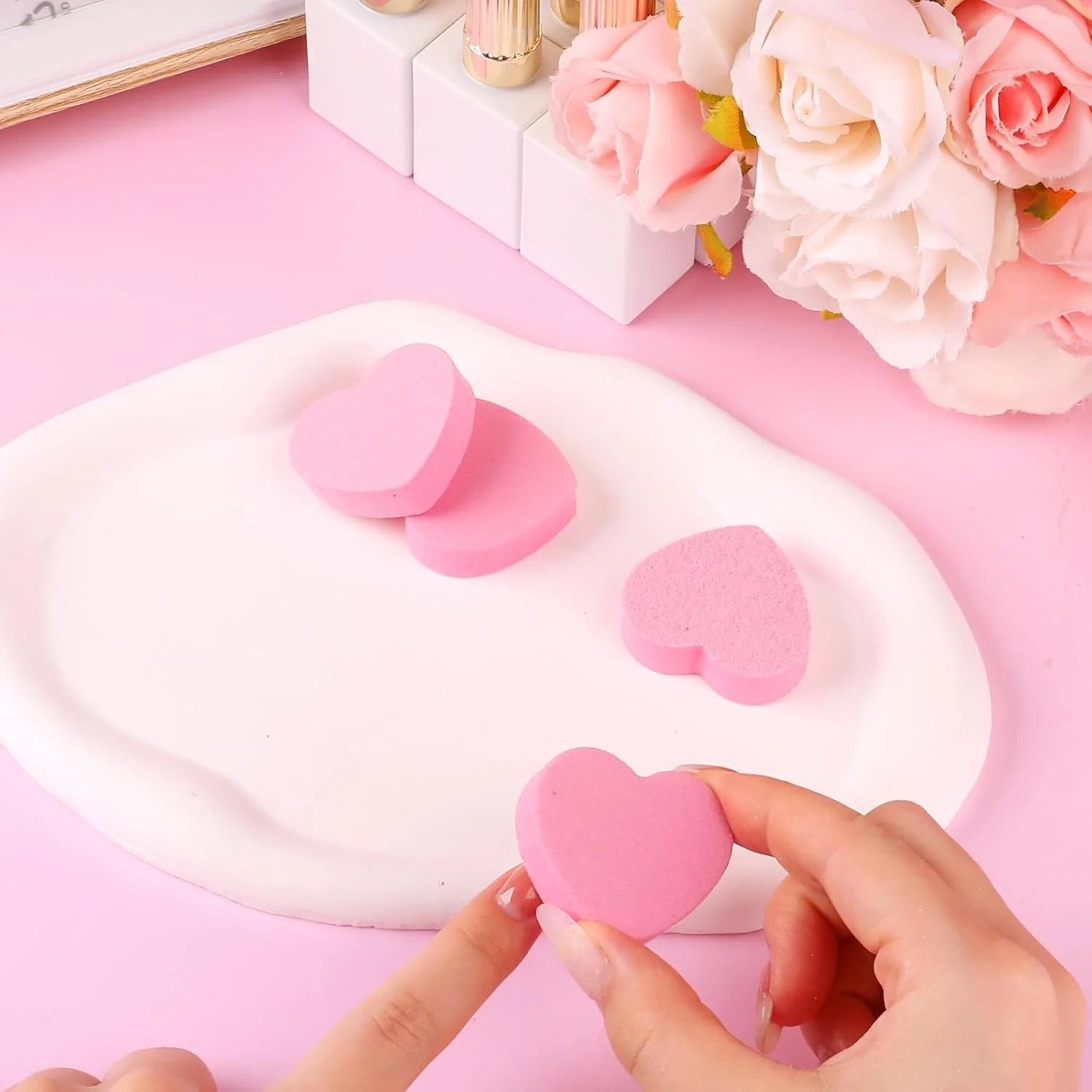 بافر ناخن 50 عددی، مینی بافر بلاک سوهان ناخن برای ناخن های اکریلیک و ناخن های طبیعی، درجه زبری 100/180، سوهان ناخن دو طرفه (صورتی) بافر ناخن 50 عددی، مینی بافر بلاک سوهان ناخن برای ناخن های اکریلیک و ناخن های طبیعی، درجه زبری 100/180، سوهان ناخن دو طرفه (صورتی)