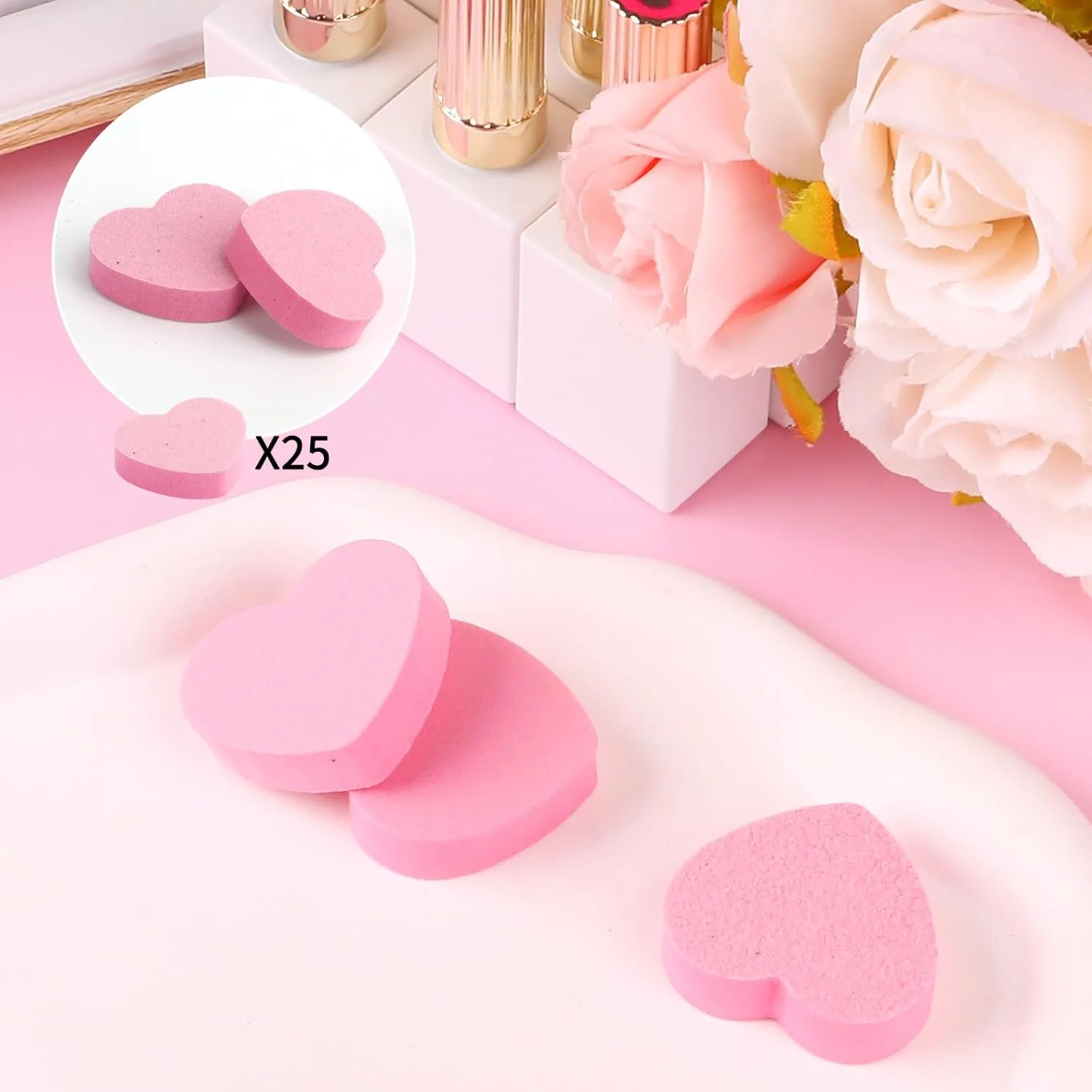 بافر ناخن 50 عددی، مینی بافر بلاک سوهان ناخن برای ناخن های اکریلیک و ناخن های طبیعی، درجه زبری 100/180، سوهان ناخن دو طرفه (صورتی)