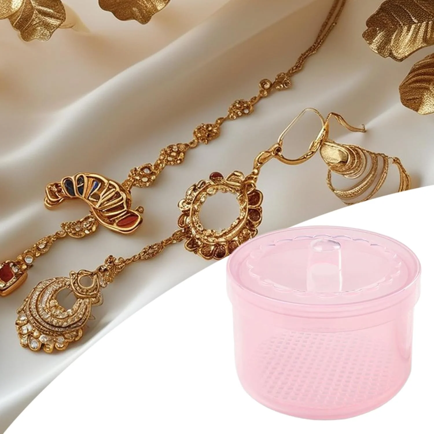 جعبه استریلیزه ابزار ناخن | سینی محفظه استریلیزه | سینی تمیز کننده قابل حمل دو فیلتر برای لوازم جانبی بهداشتی موچین، سر سوهان، مسافرت، منزل، و ست مانیکور