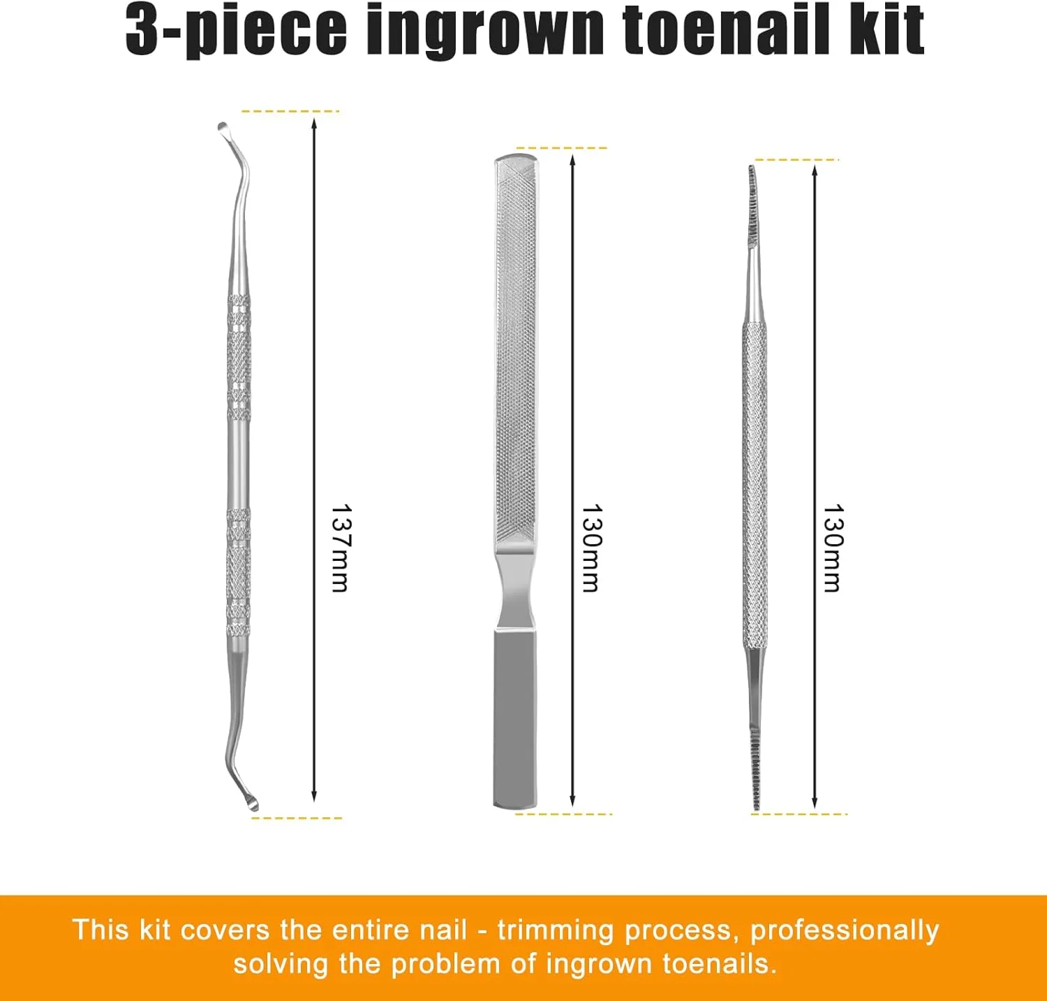 ابزار حرفه ای ناخن پا فرورفته، ابزار مراقبت از پا، بالابر گوشه و سوهان ناخن، دو طرفه برای ناخن های پا فرورفته، تمیز کننده ناخن ابزار حرفه ای ناخن پا فرورفته، ابزار مراقبت از پا، بالابر گوشه و سوهان ناخن، دو طرفه برای ناخن های پا فرورفته، تمیز کننده ناخن