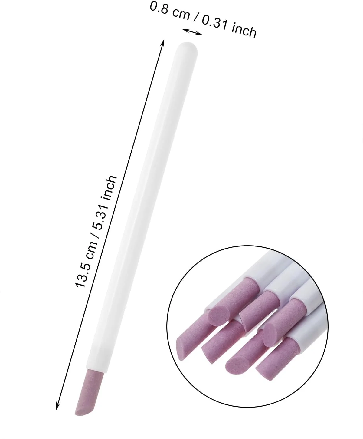 فقط KXY 30 عدد عقبراننده پوست ناخن سنگ پا با دسته پلاستیکی 13.5 سانتیمتری، ابزار مانیکور و پدیکور برای مراقبت از ناخن در خانه و سالن، سفید فقط KXY 30 عدد عقبراننده پوست ناخن سنگ پا با دسته پلاستیکی 13.5 سانتیمتری، ابزار مانیکور و پدیکور برای مراقبت از ناخن در خانه و سالن، سفید