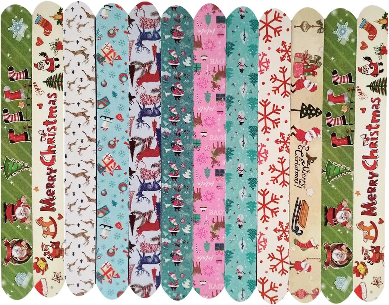 ۱۲ عدد سوهان ناخن دو طرفه، سمباده و شکل دهنده، ابزار طراحی ناخن برای استفاده شخصی و حرفه ای ۱۲ عدد سوهان ناخن دو طرفه، سمباده و شکل دهنده، ابزار طراحی ناخن برای استفاده شخصی و حرفه ای