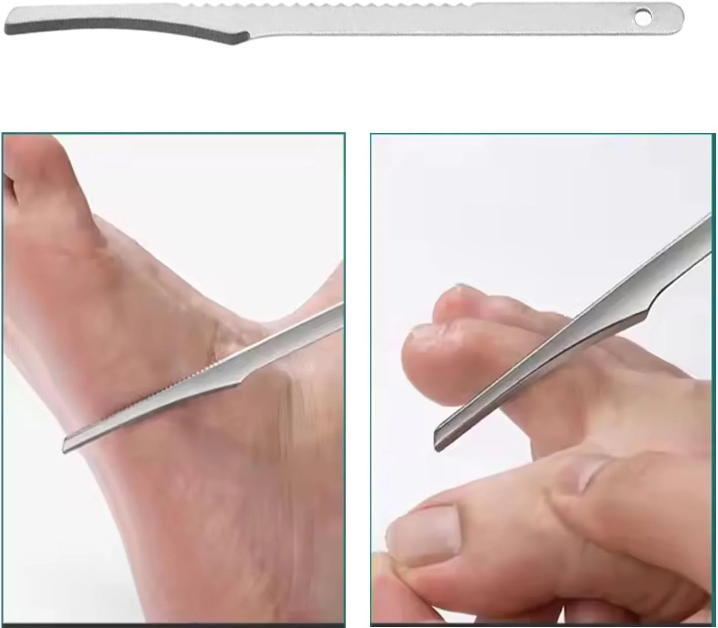 سوهان ناخن استیل - ابزار مانیکور منحنی برای ناخن های طبیعی