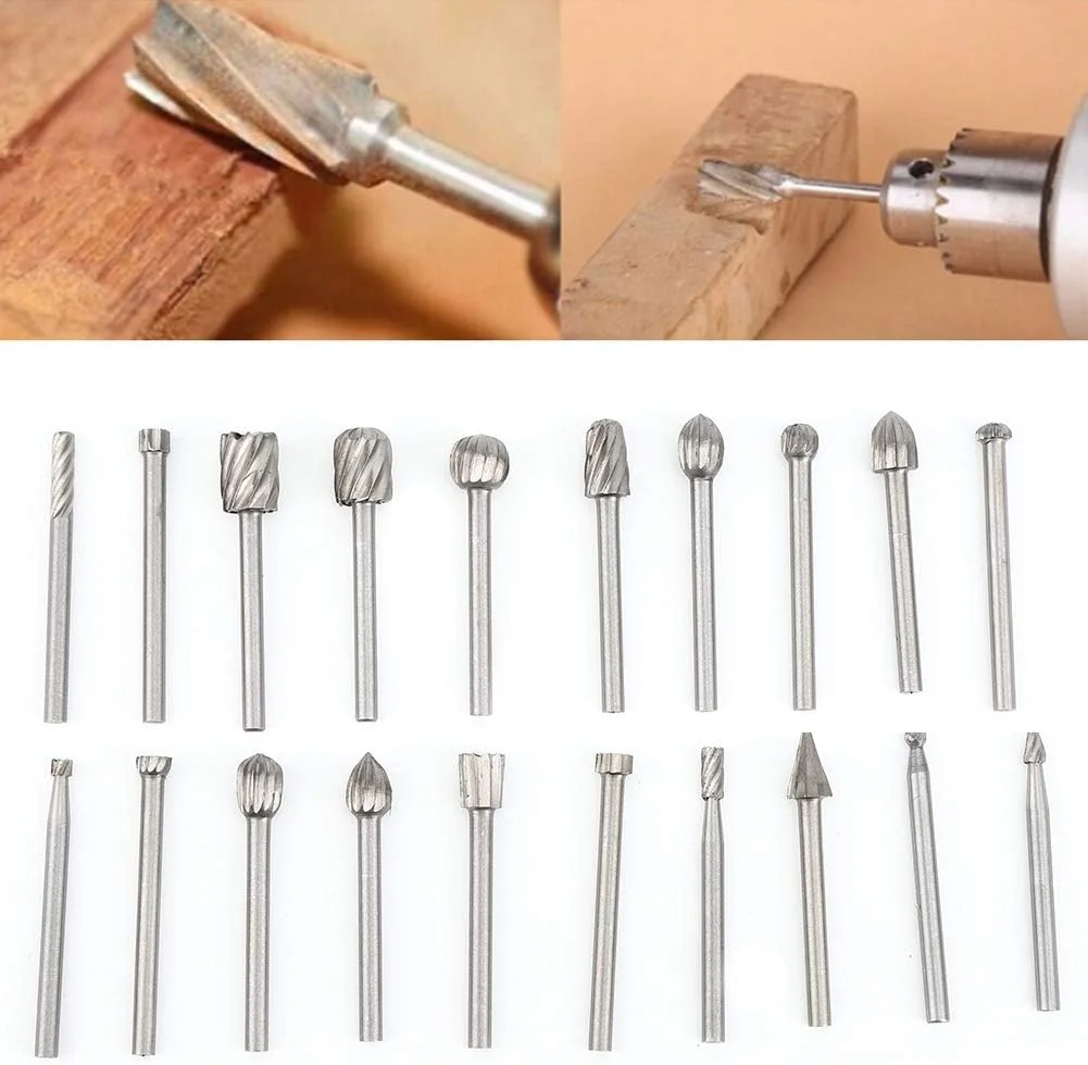 سوهان های چرخشی پرفراژ Fdit ابزار فولاد تندرو 20 عددی برای علاقه مندان به صنایع دستی