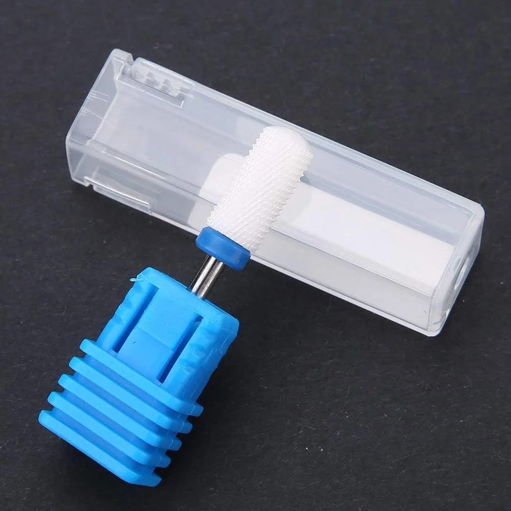 سر سوهان ناخن سرامیکی، ابزار پولیش و مانیکور ناخن اکریلیک، سر سنگ زنی برای دستگاه مانیکور برقی (#3)