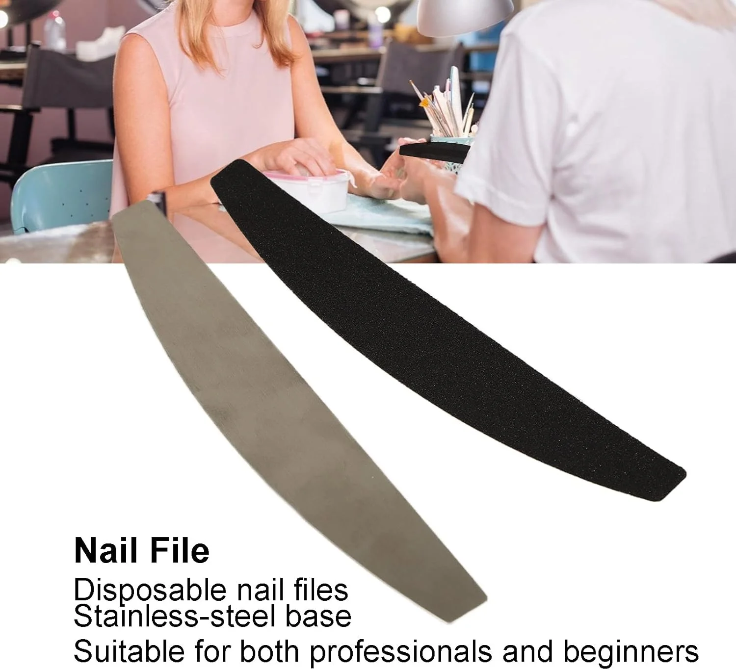 سوهان ناخن هلالی دناش، سوهان ناخن یکبار مصرف مقاوم در برابر سایش برای سالن ها