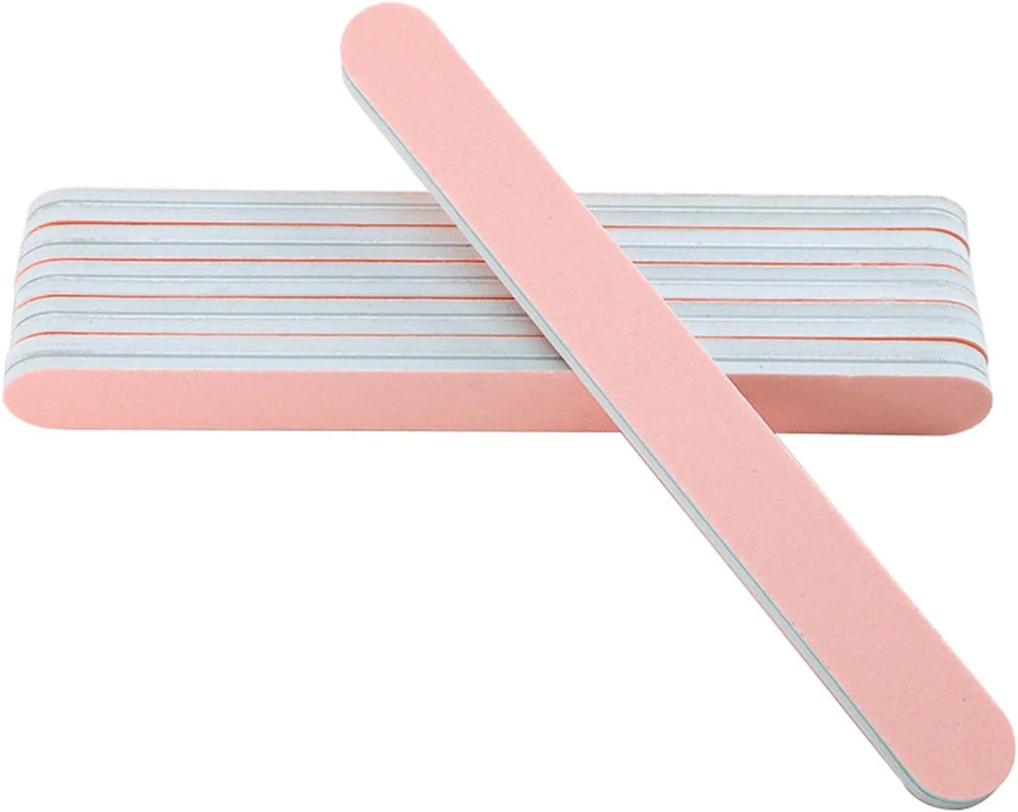 سوهان ناخن ۱۰ عددی صورتی دو طرفه - سوهان ناخن و بافر سمباده ای قابل شستشو با درجه زبری ۱۲۰ برای فرم دادن و صاف کردن سوهان ناخن ۱۰ عددی صورتی دو طرفه - سوهان ناخن و بافر سمباده ای قابل شستشو با درجه زبری ۱۲۰ برای فرم دادن و صاف کردن