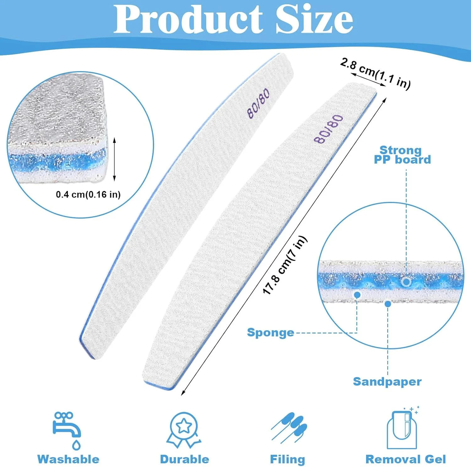 200 عدد سوهان ناخن سمباده ای با درجه زبری 100/180، سوهان ناخن بادوام دو طرفه برای ناخن های اکریلیک و ژل، ابزار حرفه ای مانیکور ناخن انگشت برای پدیکور آرایشی (بخش) 200 عدد سوهان ناخن سمباده ای با درجه زبری 100/180، سوهان ناخن بادوام دو طرفه برای ناخن های اکریلیک و ژل، ابزار حرفه ای مانیکور ناخن انگشت برای پدیکور آرایشی (بخش)