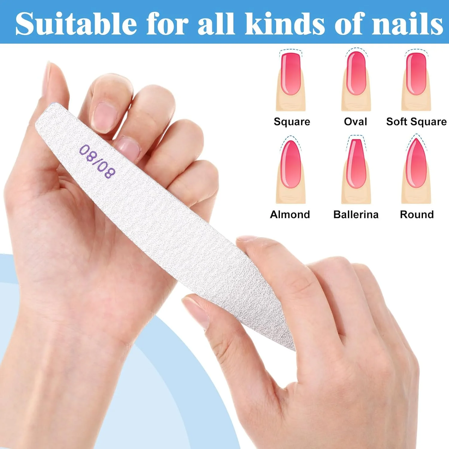 200 عدد سوهان ناخن سمباده ای با درجه زبری 100/180، سوهان ناخن بادوام دو طرفه برای ناخن های اکریلیک و ژل، ابزار حرفه ای مانیکور ناخن انگشت برای پدیکور آرایشی (بخش) 200 عدد سوهان ناخن سمباده ای با درجه زبری 100/180، سوهان ناخن بادوام دو طرفه برای ناخن های اکریلیک و ژل، ابزار حرفه ای مانیکور ناخن انگشت برای پدیکور آرایشی (بخش)