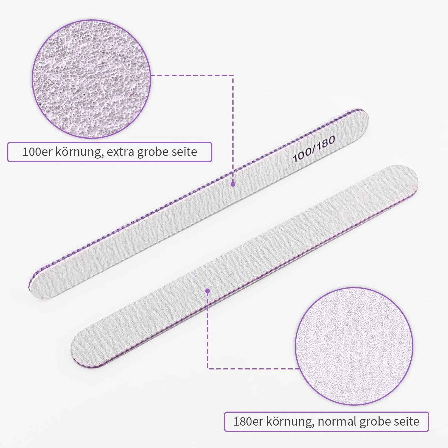 بسته 25 عددی سوهان ناخن، سوهان ناخن حرفه ای، دو طرفه، درجه زبری 100/180، برای انواع ناخن های ژلی مناسب برای سالن های آرایشی و منزل بسته 25 عددی سوهان ناخن، سوهان ناخن حرفه ای، دو طرفه، درجه زبری 100/180، برای انواع ناخن های ژلی مناسب برای سالن های آرایشی و منزل