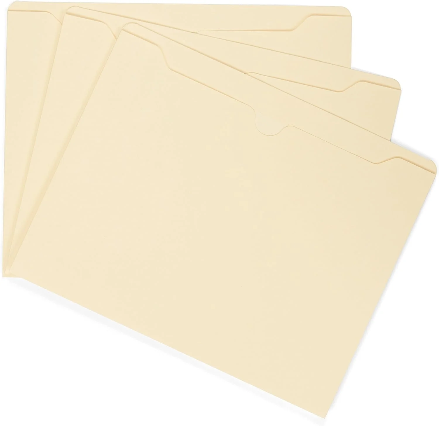 پاکت پوشه مقوایی، سایز نامه، زبانه مستقیم، با قابلیت گسترش 2.5 سانتی‌متری، رنگ مانیل، بسته 50 عددی