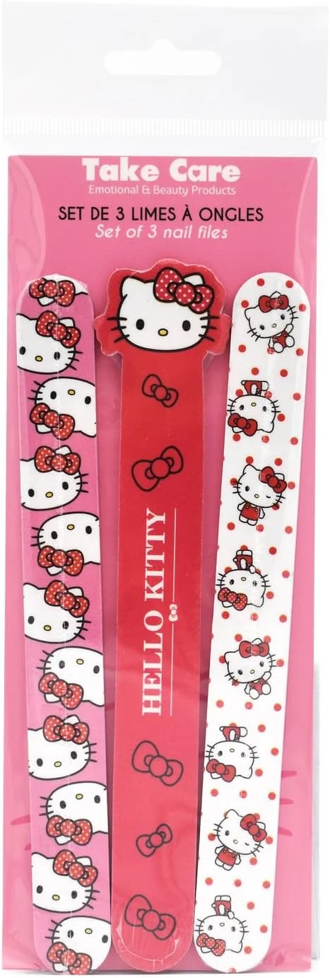 ست سوهان ناخن 3 عددی با طرح هلو کیتی - سوهان ناخن کارتونی برای کودکان و بزرگسالان - کیفیت بالا، بادوام، طرح های زیبا، ایده آل برای ناخن های مرتب ست سوهان ناخن 3 عددی با طرح هلو کیتی - سوهان ناخن کارتونی برای کودکان و بزرگسالان - کیفیت بالا، بادوام، طرح های زیبا، ایده آل برای ناخن های مرتب