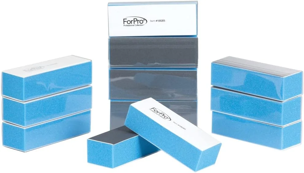 بافر و براق کننده حرفه ای فورپرو کالکشن میراکل - خاکستری 400/سفید 4000 گریت - دوازده (12) عدد بافر دو طرفه مانیکور و پدیکور - 1 اینچ ارتفاع x 1.375 اینچ عرض x 3.75 اینچ طول بافر و براق کننده حرفه ای فورپرو کالکشن میراکل - خاکستری 400/سفید 4000 گریت - دوازده (12) عدد بافر دو طرفه مانیکور و پدیکور - 1 اینچ ارتفاع x 1.375 اینچ عرض x 3.75 اینچ طول