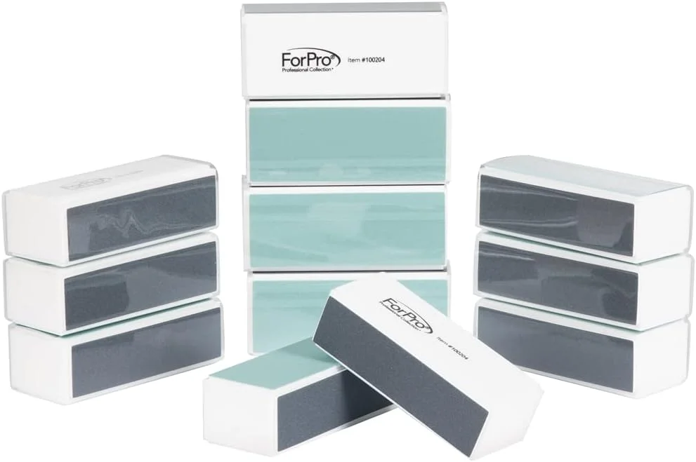 بافر چهار طرفه AfterGlo کالکشن حرفه ای ForPro، مشکی 360/مشکی 360/سبز 400/سفید 4000 گریت، بافر ناخن چهار طرفه برای مانیکور و پدیکور، 1.125 اینچ ارتفاع x 1.5 اینچ عرض x 3.5 اینچ طول، بسته 12 عددی بافر چهار طرفه AfterGlo کالکشن حرفه ای ForPro، مشکی 360/مشکی 360/سبز 400/سفید 4000 گریت، بافر ناخن چهار طرفه برای مانیکور و پدیکور، 1.125 اینچ ارتفاع x 1.5 اینچ عرض x 3.5 اینچ طول، بسته 12 عددی